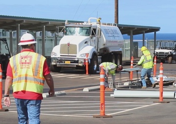 USACE inspect the temporary school site before transition_Broll