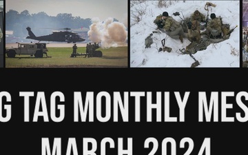 TAG Monthly Message - March 2024