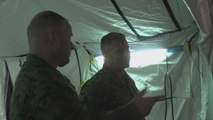 ARCTIC EDGE 24: BGen Good, SgtMaj McDonald Visit MACS-24 Marines