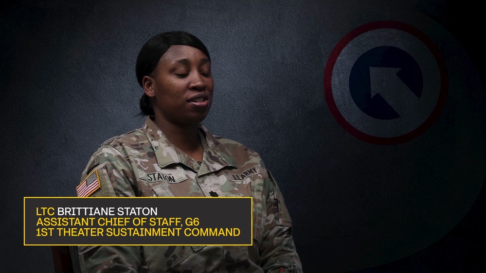 DVIDS - Video - LTC Brittiane Staton, ACoS, G6, 1st Theater Sustainment ...