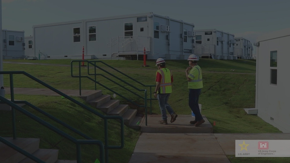 DVIDS - Video - USACE inspect the temporary school site before transition