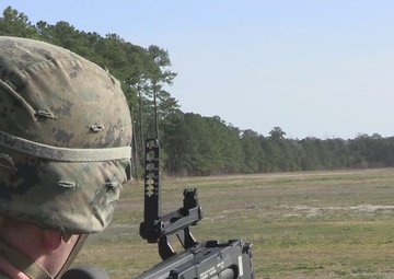 Romeo Battery, BLT 1/8 Marines Conduct M320 Grenade Launcher and M240 Machine Gun Range