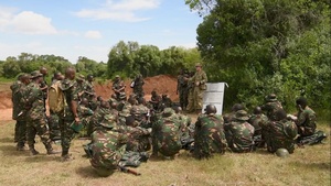B-Roll: Kenya Defence Forces conduct counter improvised explosive device training at Justified Accord