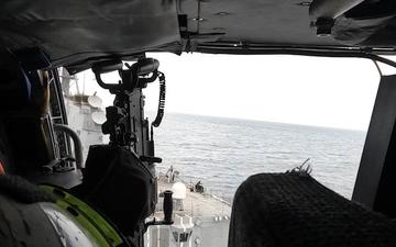 Video: Landing on USS Mason in an MH-60s Seahawk, Hanging Out the Door