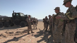 Combat Logistics Battalion 2 conducts a live fire range during a Adversary Force Exercise