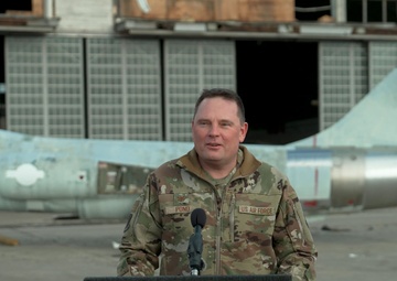 Wright Patterson Air Force Tornado Damage Press Conference