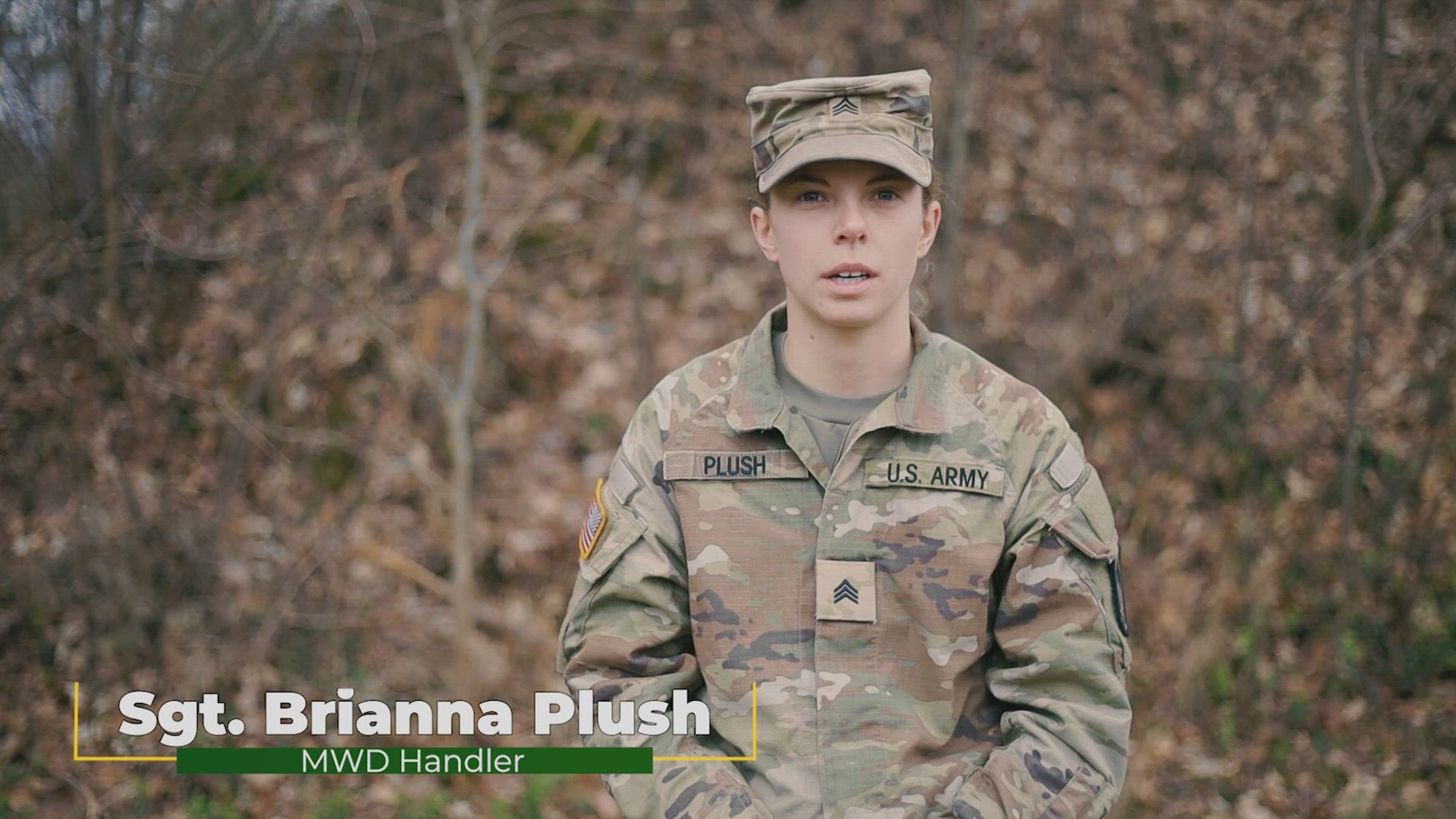 Sgt. Brianna Plush, a military working dog handler from 131st Military Police Detachment, Combined Military Working Dogs Detachment Europe, 18th Military Police Brigade, talks about the values of the relationships between dog and handler.