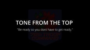Tone from The Top