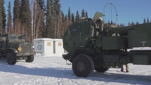 ARCTIC EDGE 24: Fox 2/14 Marines load live-fire HIMARS rockets