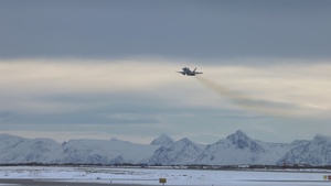 U.S. Marines with VMFA-312 conduct flight operations in Norway in preparation for Exercise Nordic Response 24 (B-Roll)