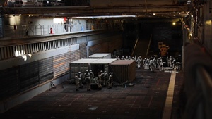 BROLL: USS Gunston Hall Conducts Well Deck Operations with Swedish and Finnish Marines in support of Steadfast Defender 24