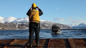 BROLL: USS Gunston Hall Conducts Well Deck Operations with Swedish and Finnish Marines in support of Steadfast Defender 24