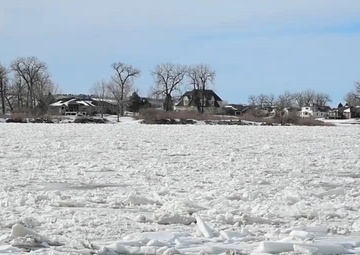 North Dakota National Guard UH-60 Black Hawk Helicopters Fight Missouri River Ice Jams