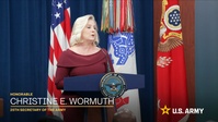 Secretary of the U.S. Army Christine E. Wormuth Awards Astronaut Device to Army Astronaut Colonel Frank Rubio