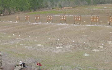 Florida Army National Guard Best Warrior Competition 2024 M249 Zero and Qualification B-Roll