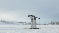 2nd Low Altitude Air Defense Battalion holds a reenlistment ceremony and fires stinger-launch simulators (B-Roll)