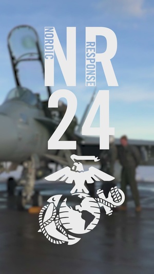 Fight's On: U.S. Marines with VMFA-312 conduct flight operations in Norway in preparation for Exercise Nordic Response 24