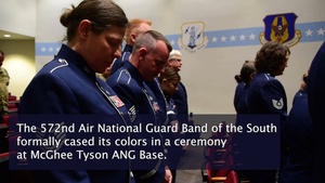572nd Air National Guard Band of the South Retires its Colors