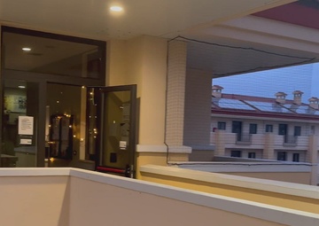 Aviano dorm council pizza party