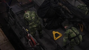 USS Gunston Hall conducts small boat operations with Le Bataillon de Fusiliers Marins (BFM) Détroyat and Swedish and Finnish Marines during Steadfast Defender