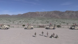 Combat Logistics Battalion 2 conducts a live fire range during a Adversary Force Exercise