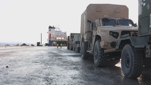 Nordic Response 24: Maritime Preposition Force Pier Offload in Talvik Norway