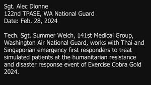 Washington Air National Guard participates in Cobra Gold 2024 humanitarian exercise