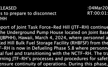 JTF-RH continues to prepare to disconnect