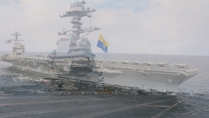 USS Gerald R. Ford Operates with US 6th Fleet