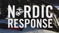 U.S. Marines take a plunge in Ice-Breaker Drill during exercise Nordic Response 24