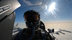 B-roll of 480th Fighter Squadron conducting Agile Combat Employment training over Estonia and Poland