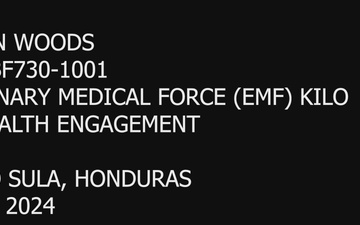 Expeditionary Medical Unit 10 G Global Health Engagement - Honduras