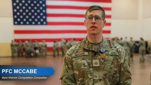 U.S. Army Soldiers compete in the state Best Warrior Competition
