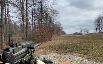 Kentucky Soldiers train on crew serve weapons