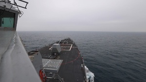 USS John Finn Transits Taiwan Strait