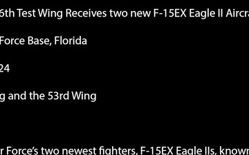New F-15EX Eagles arrive at Eglin AFB