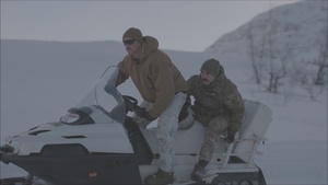 U.S. Marines work with NATO allies during an explosive ordnance disposal range in Norway (B-Roll)