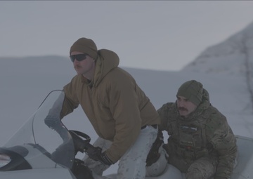 U.S. Marines work with NATO allies during an explosive ordnance disposal range in Norway (B-Roll)