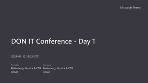 DON IT Conference West Coast 2024 - Day 1: Part 2