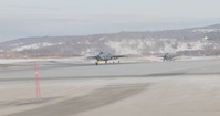 U.S. Marines with Marine Fighter Attack Squadron (VMFA) 542 and Royal Norwegian Air Force personnel participate in a media day (B-Roll)