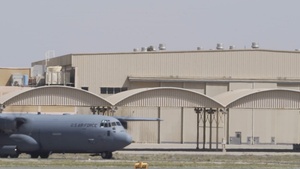 AFCENT C-130s conduct humanitarian airdrops into Gaza