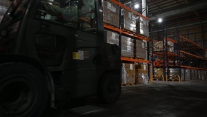 U.S. Troops Prepare Humanitarian Aid Destined For Gaza