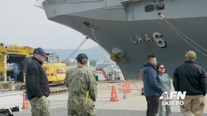 USS AMERICA (LHA 6) PORTCALL & CARGO OFFLOAD