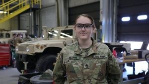 Fort McCoy RTS-Maintenance 91B student discusses training at Fort McCoy, Part I