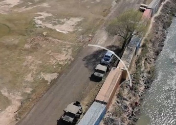 Texas National Guard maintains security of Shelby Park in Eagle Pass