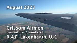 Grissom firefighters train in England