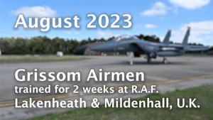 Grissom Airmen train in England