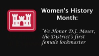 First St. Paul District female lockmaster D.J. Moser