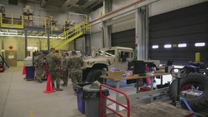 91B10 Wheeled Vehicle Mechanic Course training footage, March 2024