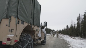 U.S. Army and Mongolian Ground Force Soldiers Prepare for Attack during JPMRC in Alaska